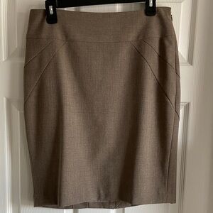 The Limited Brown Pencil Skirt Knee-Length